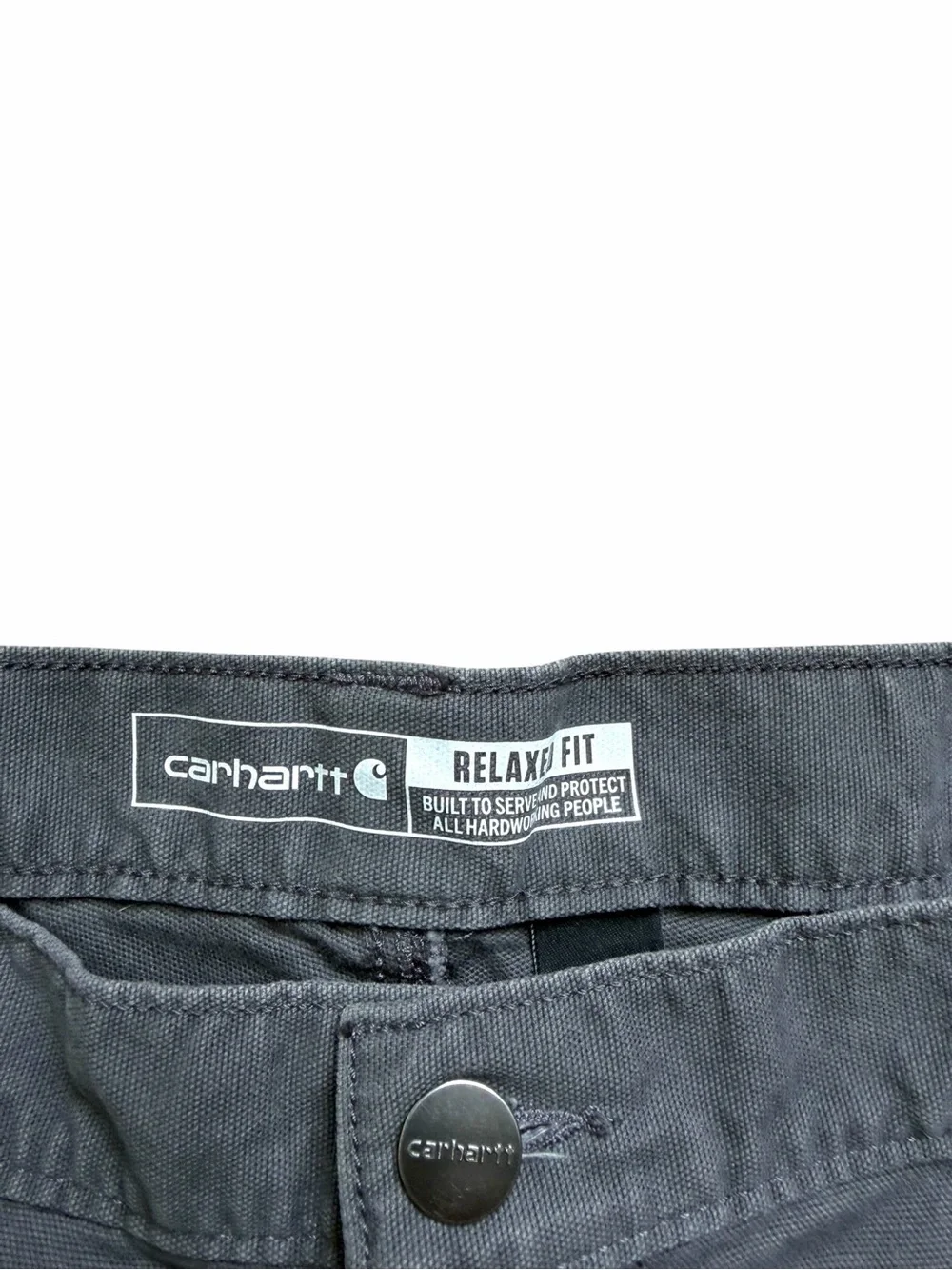 Carhartt Mens Relaxed Straight Leg Rigby Pants  32x30 Gray Workwear Utility